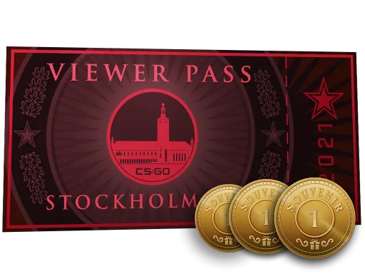 Stockholm 2021 İzleyici Bileti + 3 Hatıra Jetonu