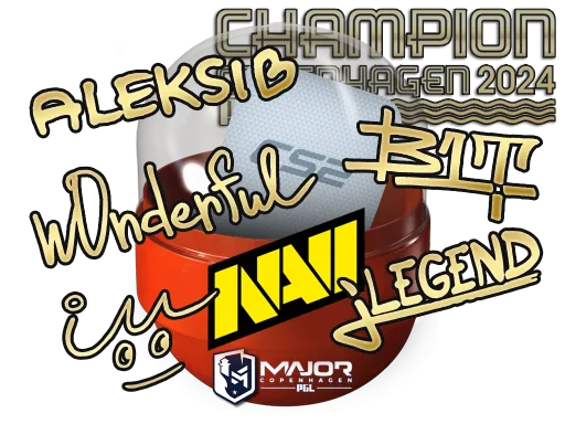 Pojemnik z autografem | Mistrzowie | PGL Copenhagen 2024