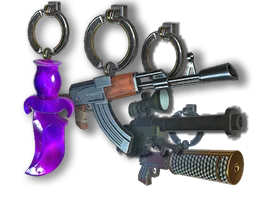 Colección de colgantes Armas Pequeñas