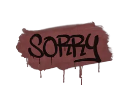 Sorry (Brick Red)
