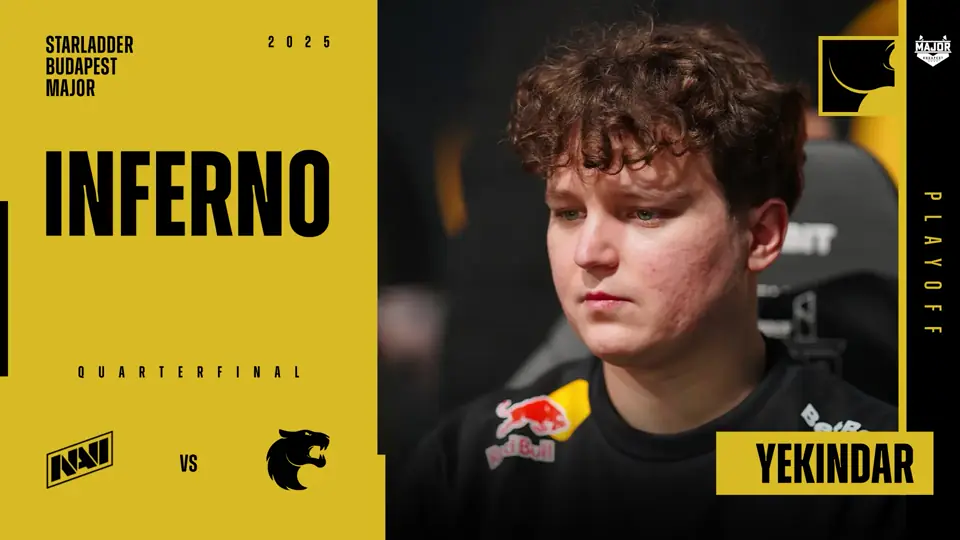 YEKINDAR vs Natus Vincere on Inferno