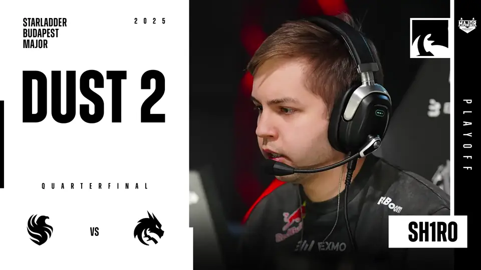 sh1ro vs Falcons on Dust II