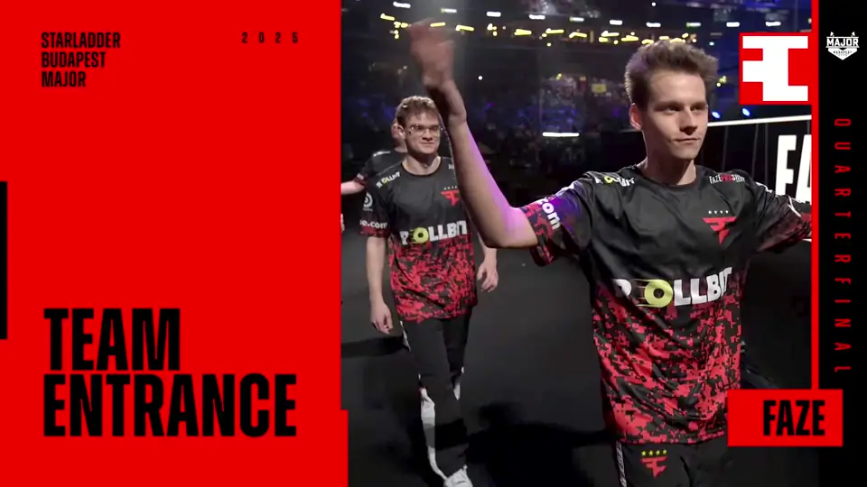FaZe on the QF stage