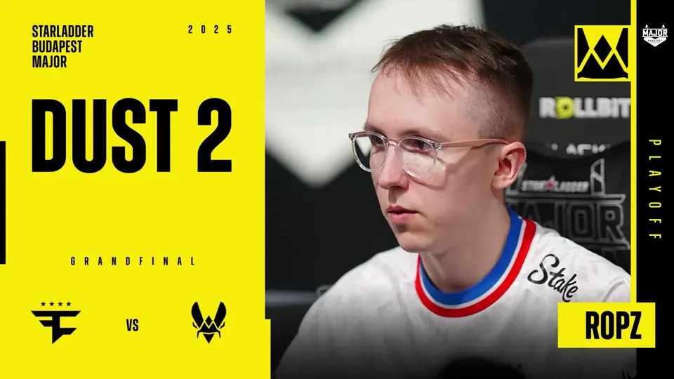 ropz vs FaZe on Dust II