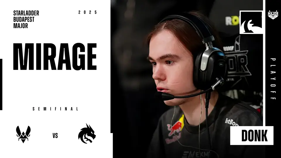 donk vs Vitality on Mirage