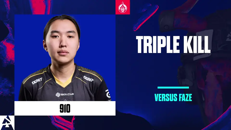 910 Triple Kill vs FaZe