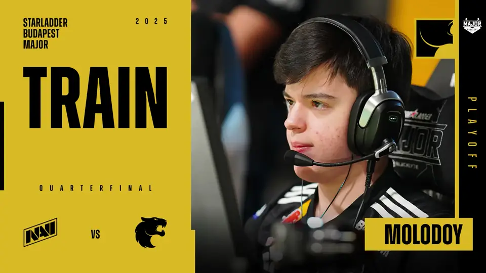 molodoy vs Natus Vincere on Train