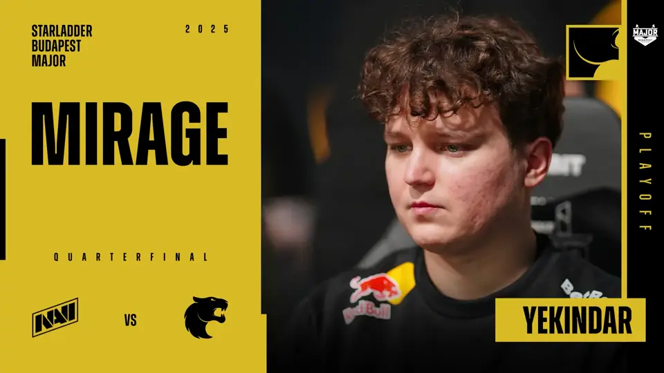 YEKINDAR vs Natus Vincere on Mirage