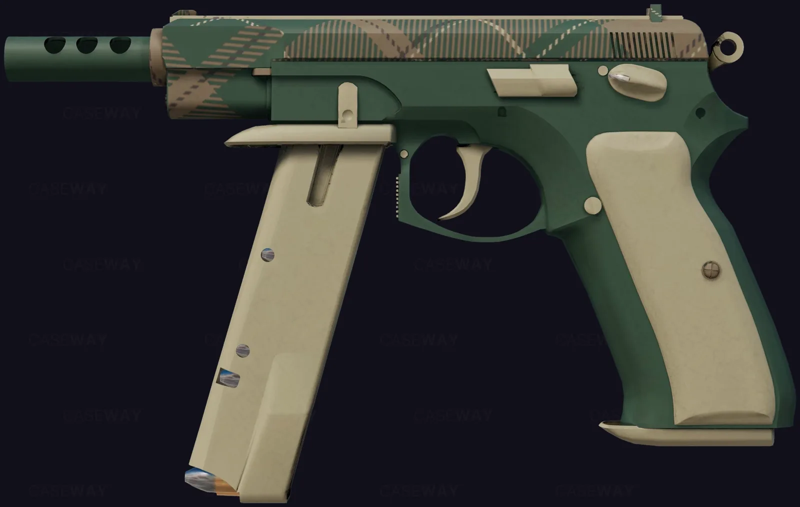 CZ75-Auto | Green Plaid