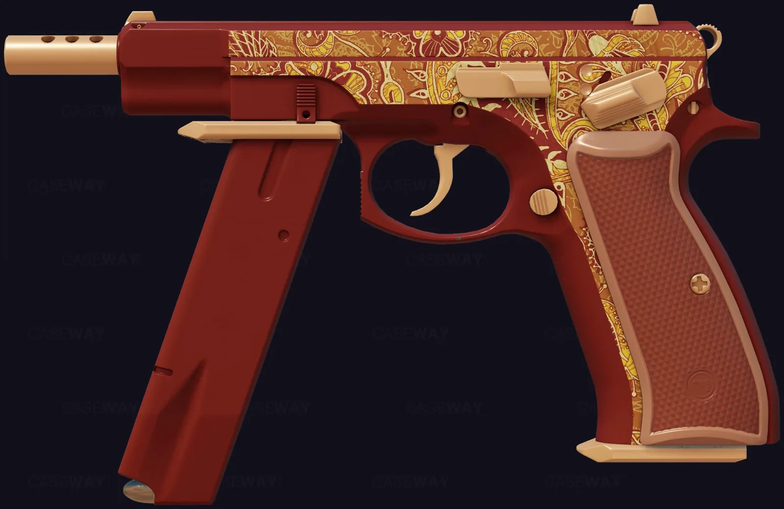 CZ75-Auto | Honey Paisley