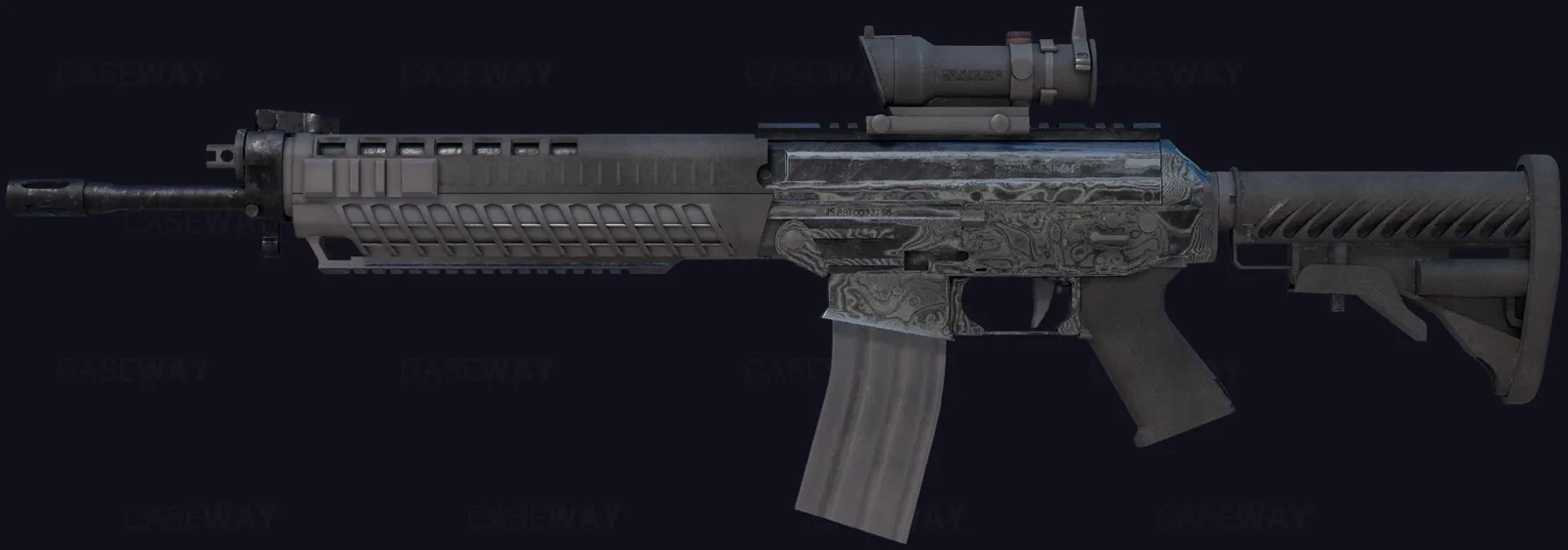 SG 553 | Damascus Steel